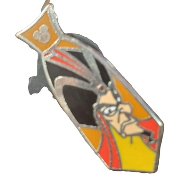 Disney Jafar Aladdin Trading Pin Hidden Mickey Villain Tie Brooch Lapel Pin Gift - Picture 1 of 5